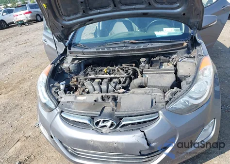 2012 Hyundai Elantra Limited z USA, uszkodzony, nr VIN 5NPDH4AE8CH081106